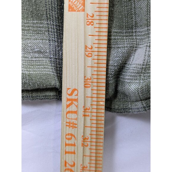 Vintage Wrangler Rugged Wear Thermal Lined Flannel Shirt Jacket Shacket Mens Lrg - Picture 3 of 15